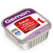 Gemon Gatto Paté e Bocconcini con Manzo 100g