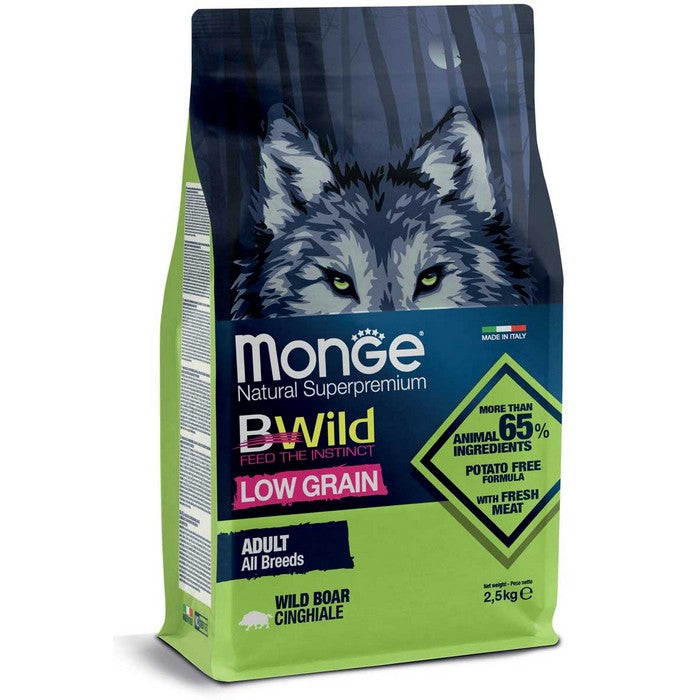 Monge Bwild Low Grain All Breeds Adult Cinghiale - MONGE - 34289829183704
