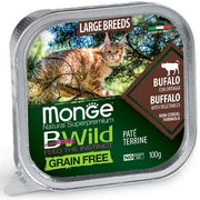 Monge BWild Gatto Grain Free Large Breeds Bufalo con ortaggi 100g
