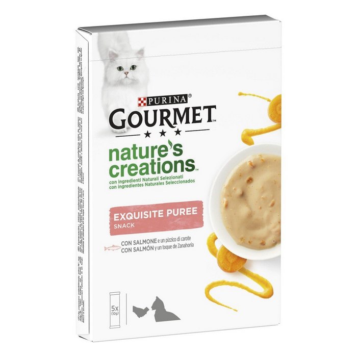 Purina Gourmet Nature's Creation Exquisite Puree con Salmone e carota 50g
