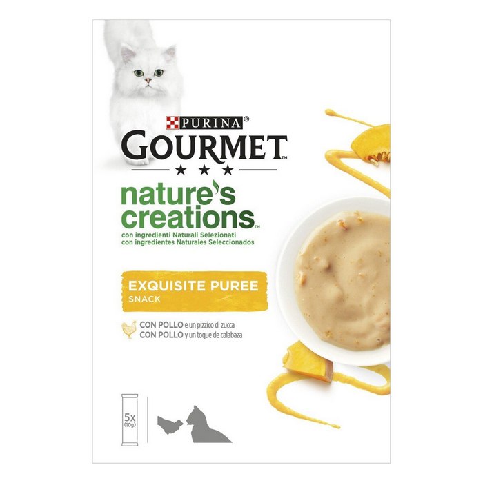 Purina Gourmet Nature's Creation Exquisite Puree con Pollo e zucca 50g