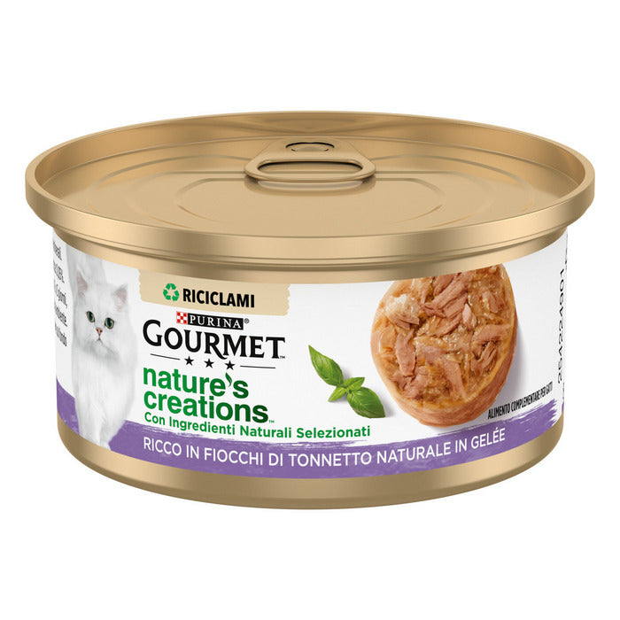 Purina Gourmet Nature's Creations Fiocchi di Tonnetto in gelèe 70g