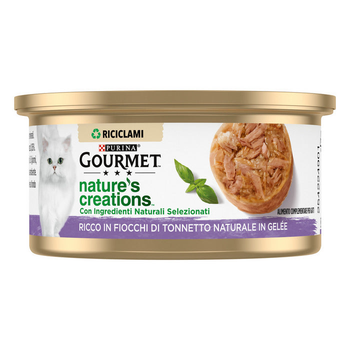 Purina Gourmet Nature's Creations Fiocchi di Tonnetto in gelèe 70g