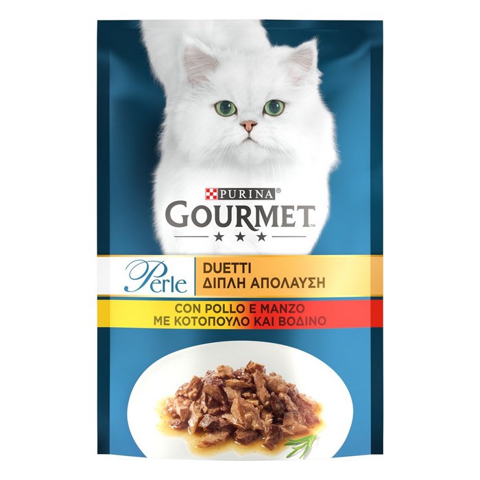 Purina Gourmet Perle Duetti con pollo e manzo 85g - PURINA - 66184530329978