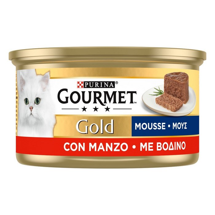 Purina Gourmet Gold Mousse con manzo 85g
