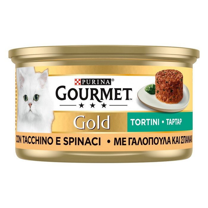Purina Gourmet Gold Tortini con tacchino e spinaci 85g