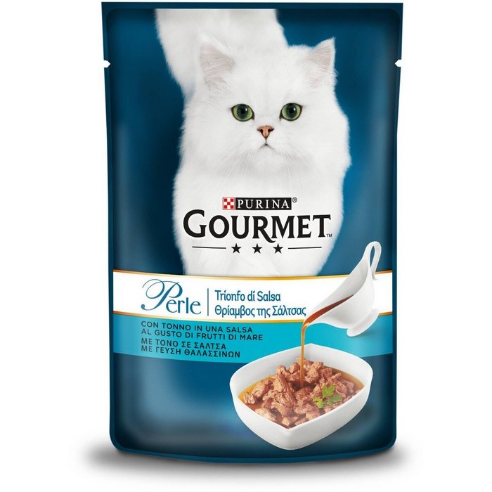 Purina Gourmet Perle Trionfo in salsa con tonno 85g