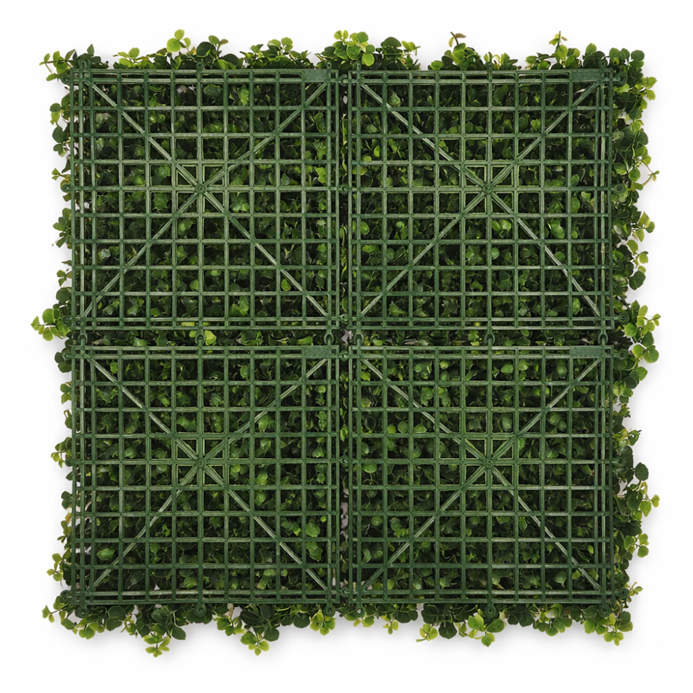 Parete con piante artificiali per giardino verticale 100x100 cm - Spring Garden
