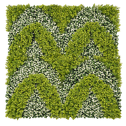 Parete con piante artificiali per giardino verticale 100x100 cm - Reflection