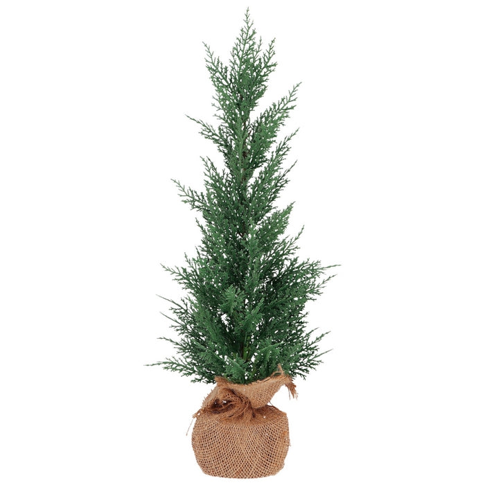 Albero di Natale con base in juta 52 cm