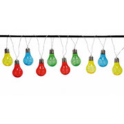 Catena luminosa solare 10 led colorata