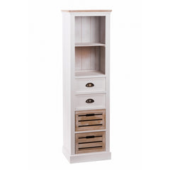 Mobiletto da bagno Shabby con 4 cassetti