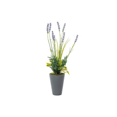 Pianta artificiale di lavanda con vaso 35 cm