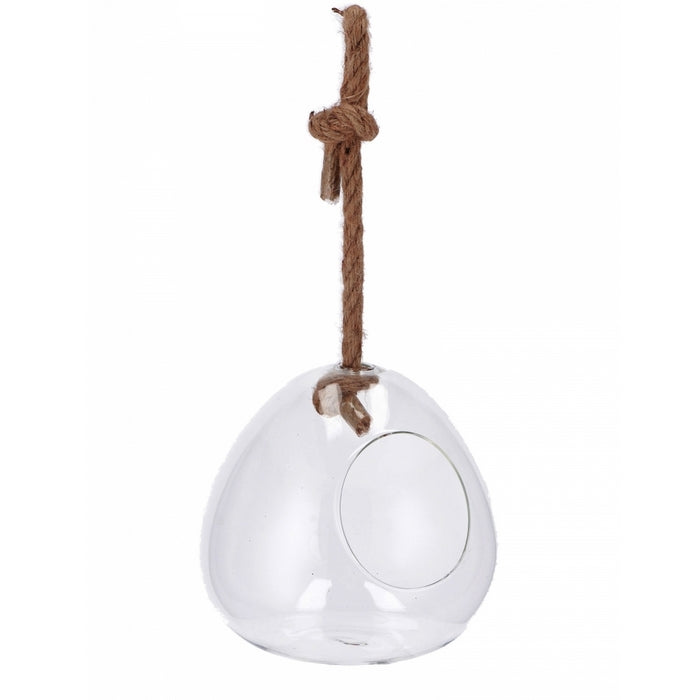 Vaso da appendere in vetro con corda - AD TREND - 34270088397016