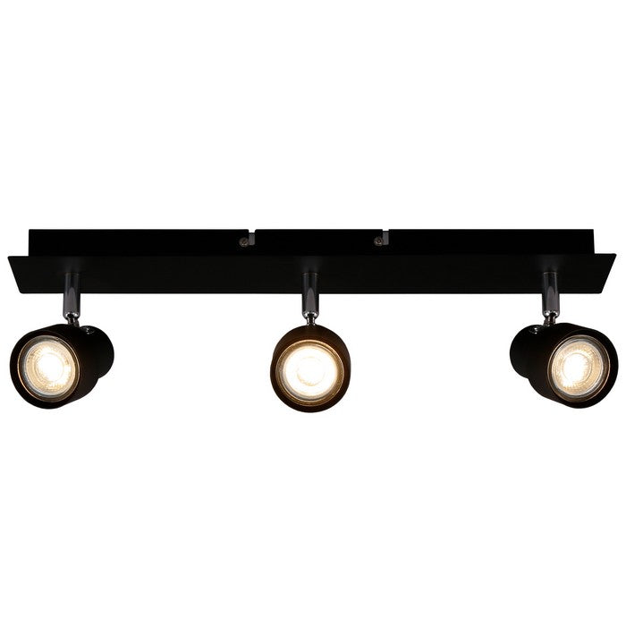 Applique 3 spot moderno nero Rock led - BRILONER - 34277272715480