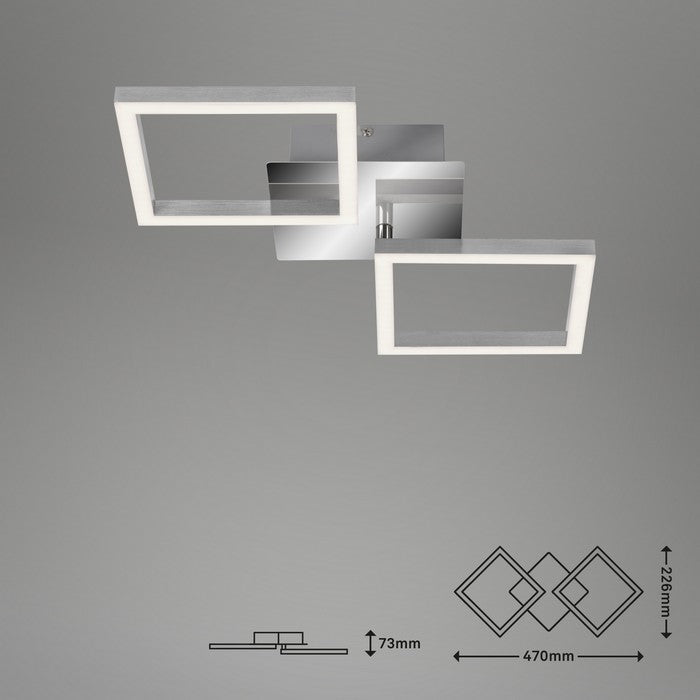 Applique plafoniera 47 x 23 cm Frames a led