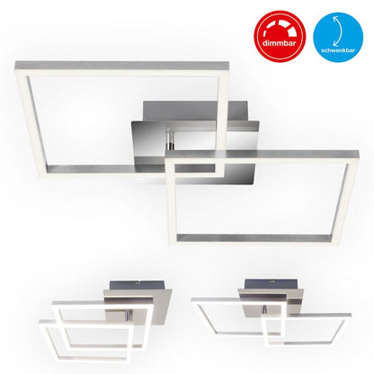 Applique plafoniera 62 x 37 cm Frames a led