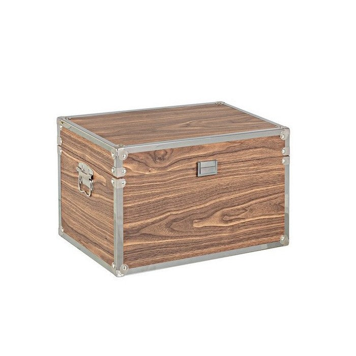 Baule in legno con maniglie e deocorazione in acciaio - Elegance - BIZZOTTO - 62828374983034