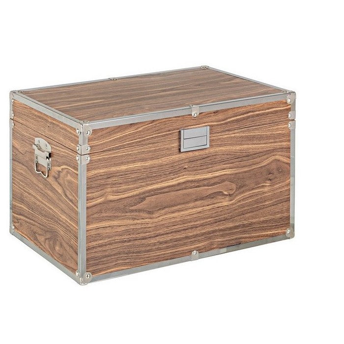 Baule in legno con maniglie e deocorazione in acciaio - Elegance - BIZZOTTO - 62828402540922
