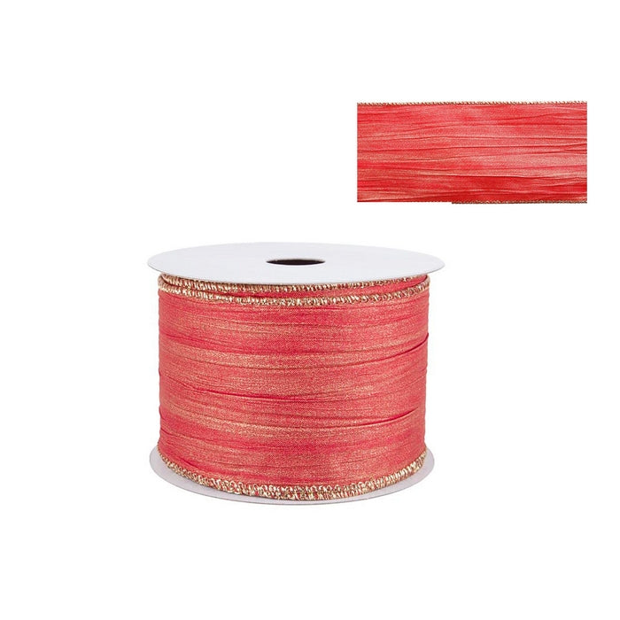 Nastro natalizio rosso 4 metri - Twisted