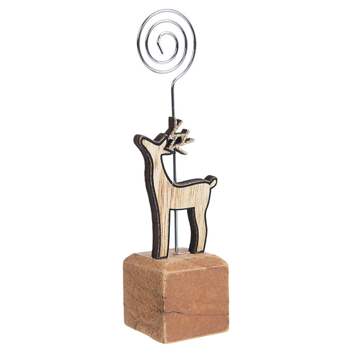 Segnaposto natalizio in legno - Kristel