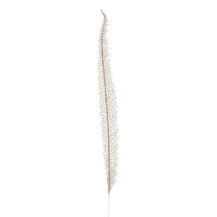 Foglia per decorazione natalizia con glitter 97 cm - Lineare