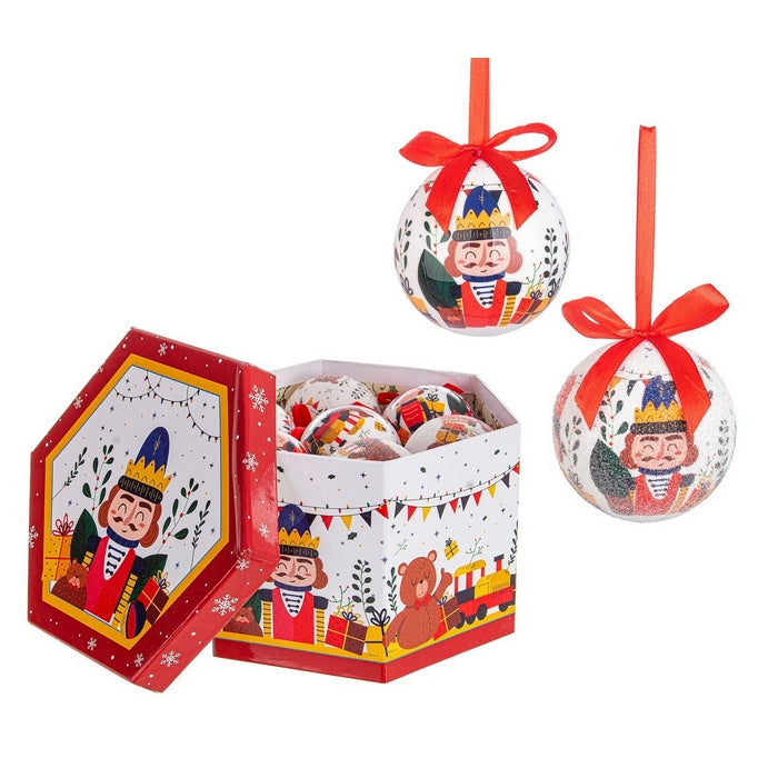 Confezione da 14 sfere natalizie da appendere 7,5 cm