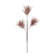 Ramo artificiale con 3 fiori per decorazione oro rosa 56 cm - Milly