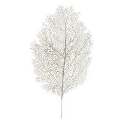 Foglia artificiale per decorazione champagne 60 cm - Stephany