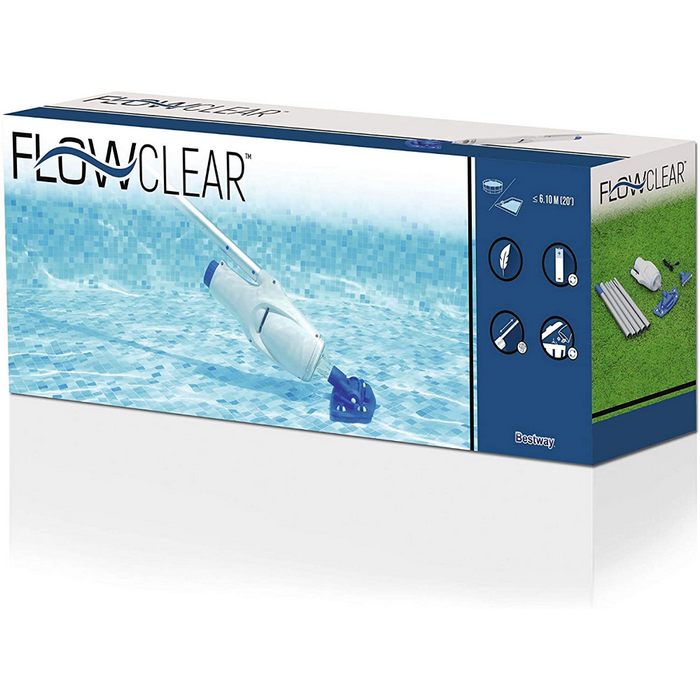 Pulitore - aspiratore per fondo piscine Flowclear Aquareach - BESTWAY - 34318446002392