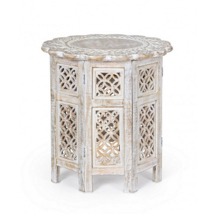 Tavolo tondo cozy in legno 45 cm - Kiran - BIZZOTTO - 34270119985368