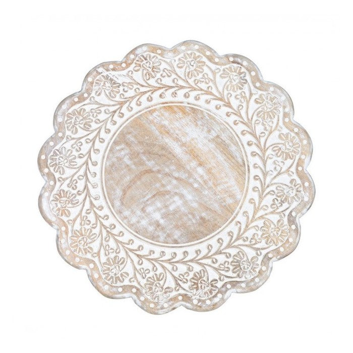 Tavolo tondo cozy in legno 45 cm - Kiran - BIZZOTTO - 34267719499992