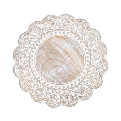 Tavolo tondo cozy in legno 45 cm - Kiran