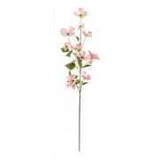 Ramo artificiale con fiori di cornus igea rosa 99 cm