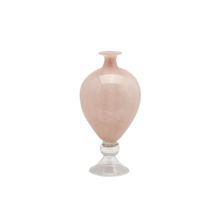 Vaso in vetro ad anfora con piede - EDG - 34270123491544