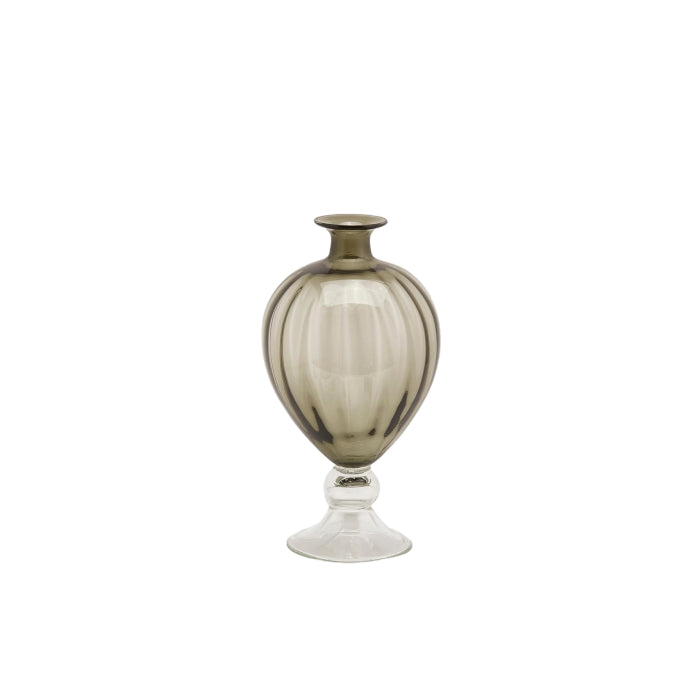Vaso in vetro ad anfora con piede - EDG - 34267726872792