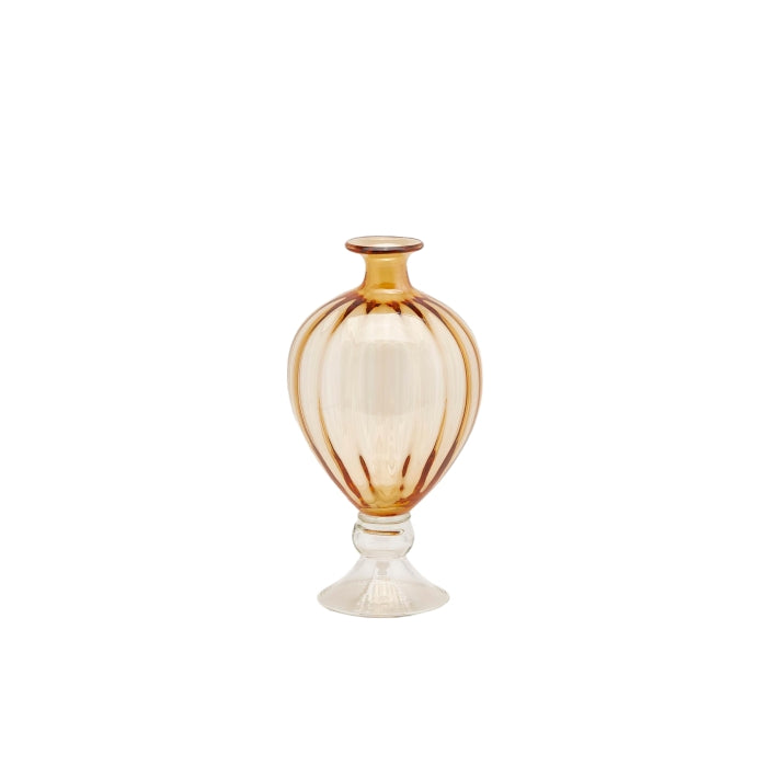 Vaso in vetro ad anfora con piede - EDG - 34270124572888