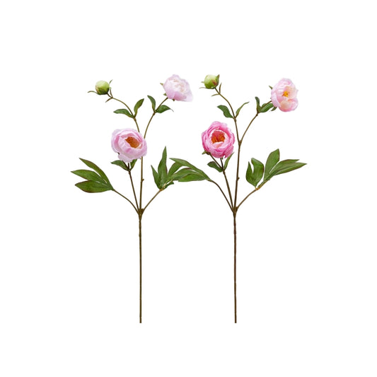 Ramo artificiale di peonia rosa 71 cm - EDG - 34264514920664