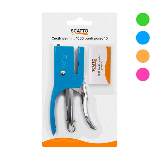 Minicucitrice colorata con puntine - SCATTO ENERGIA CREATIVA - 34277304991960