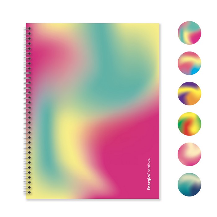 Quaderno con spirale a4 5mm 120 fogli - SCATTO ENERGIA CREATIVA - 34277308367064