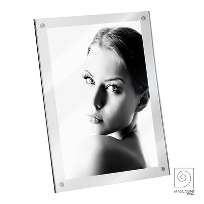 Cornice portafoto con base in metallo