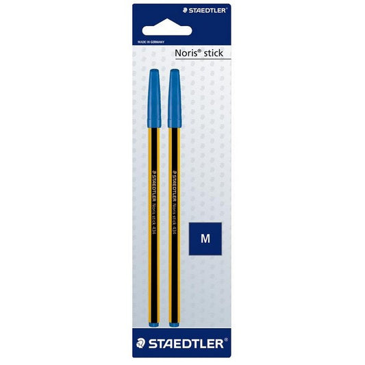 Staedler confezione 2 penne Noris Stick - blu - INGRO CART - 