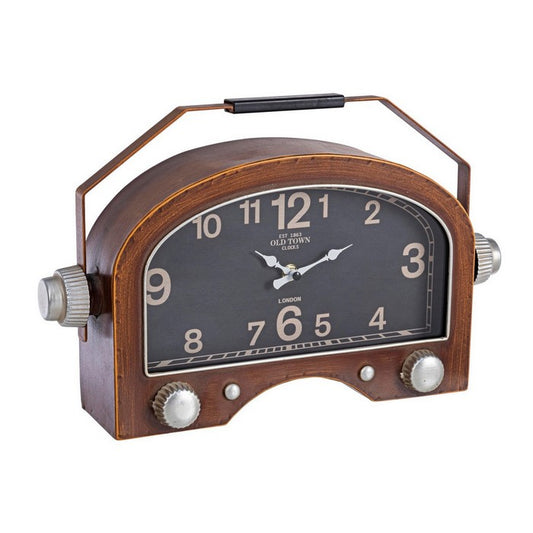 Orologio vintage da tavolo a forma di radio in legno - Charles Radius - BIZZOTTO - 34267822325976