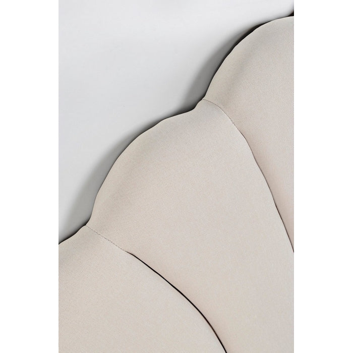 Testiera per letto in tessuto beige - Azar - BIZZOTTO - 64075295981946
