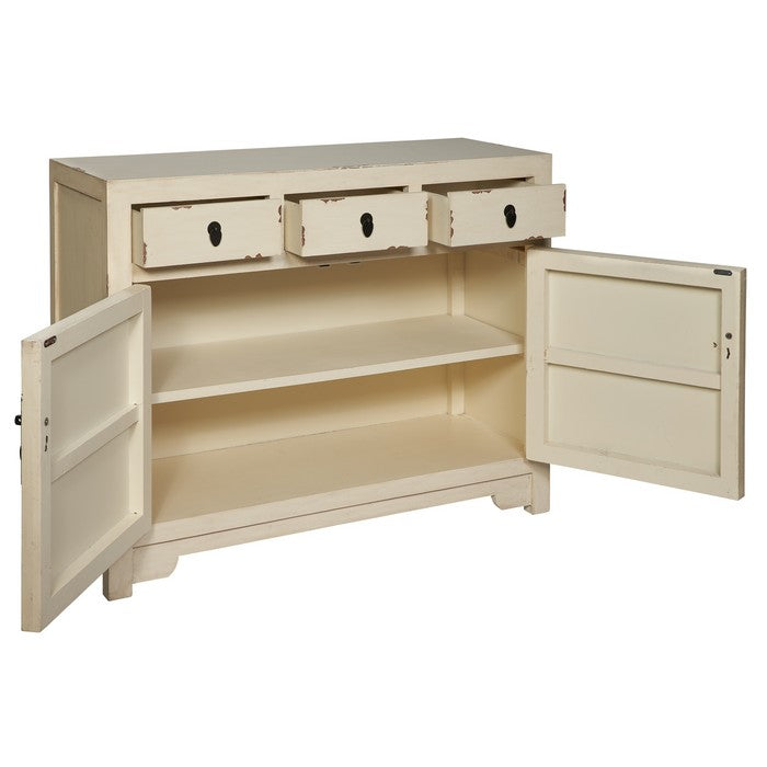 Credenza in legno con 3 cassetti e 2 sportelli - Fuji - NOVITA' HOME - 34267836580056