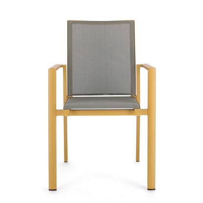 Sedia da giardino in alluminio con braccioli - Konnor