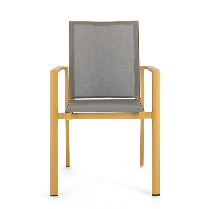 Sedia da giardino in alluminio con braccioli - Konnor