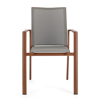Sedia da giardino in alluminio con braccioli - Konnor