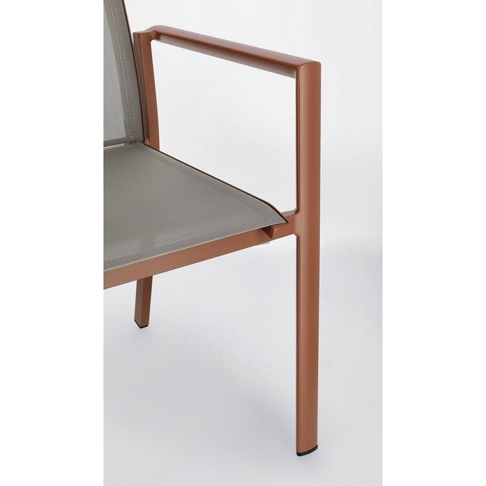 Sedia da giardino in alluminio con braccioli - Konnor - BIZZOTTO - 34271189139672