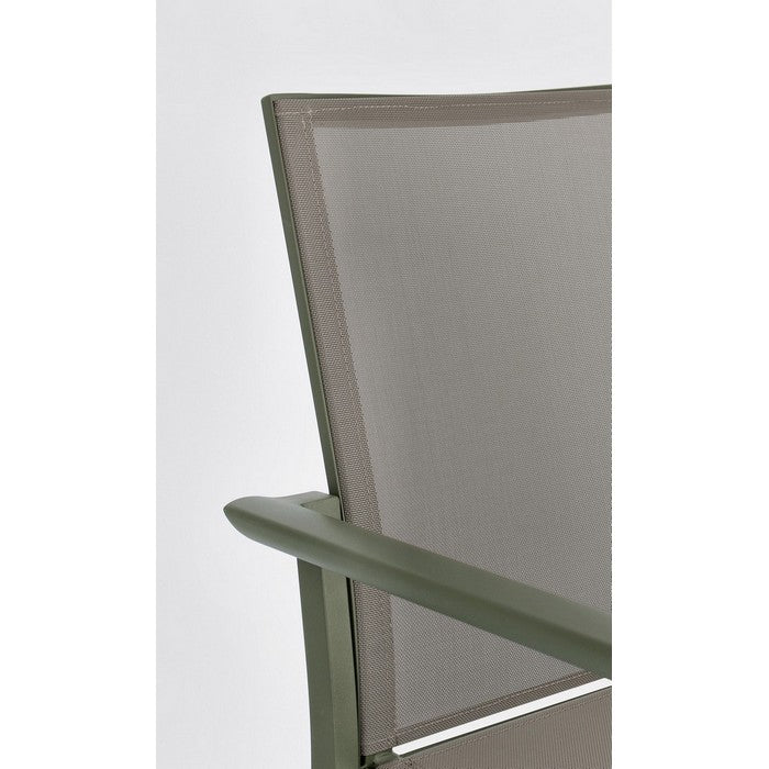 Sedia da giardino in alluminio con braccioli - Konnor - BIZZOTTO - 34271193170136